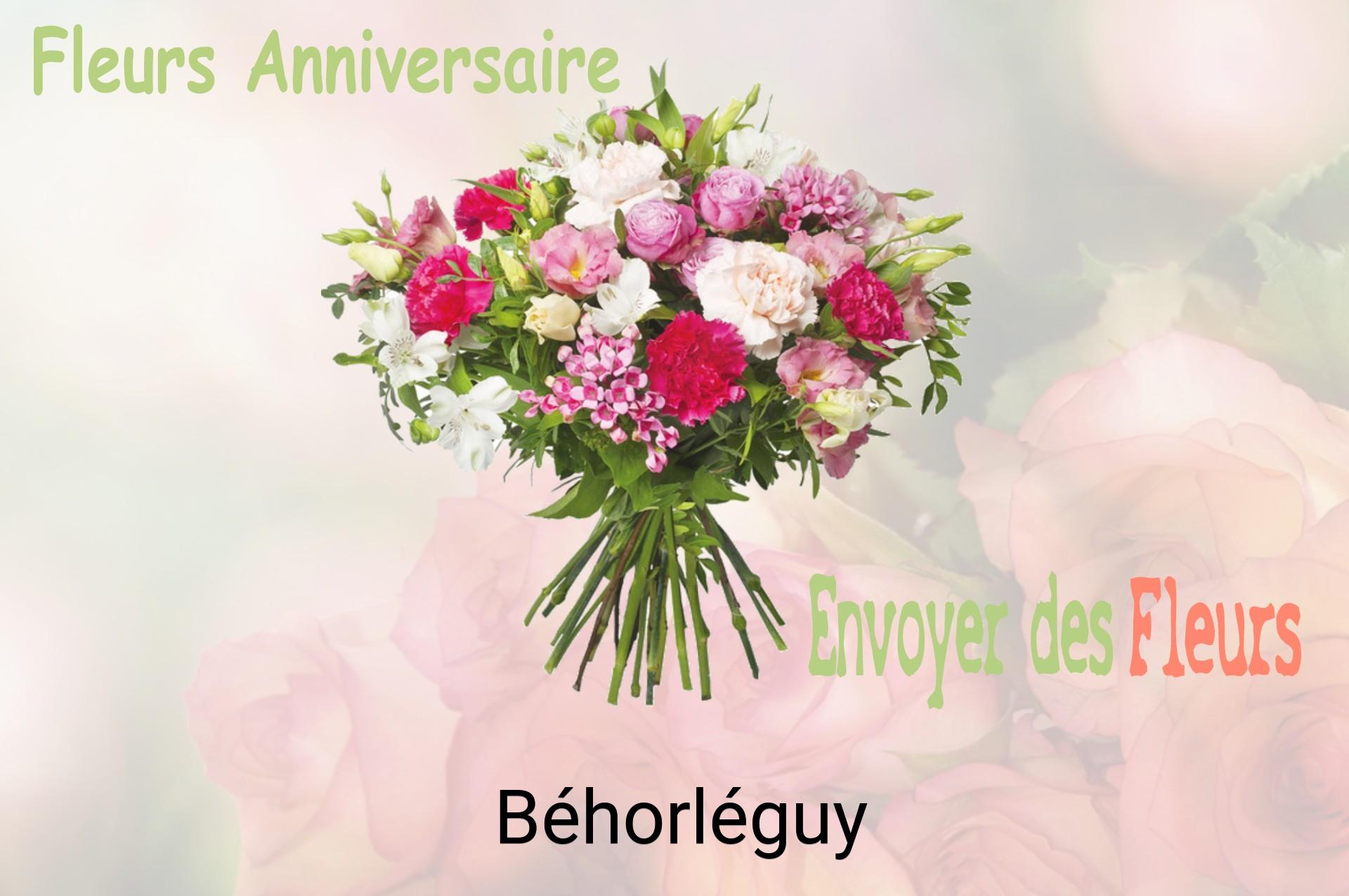 Bouquet de fleurs d’anniversaire livré à Béhorléguy
