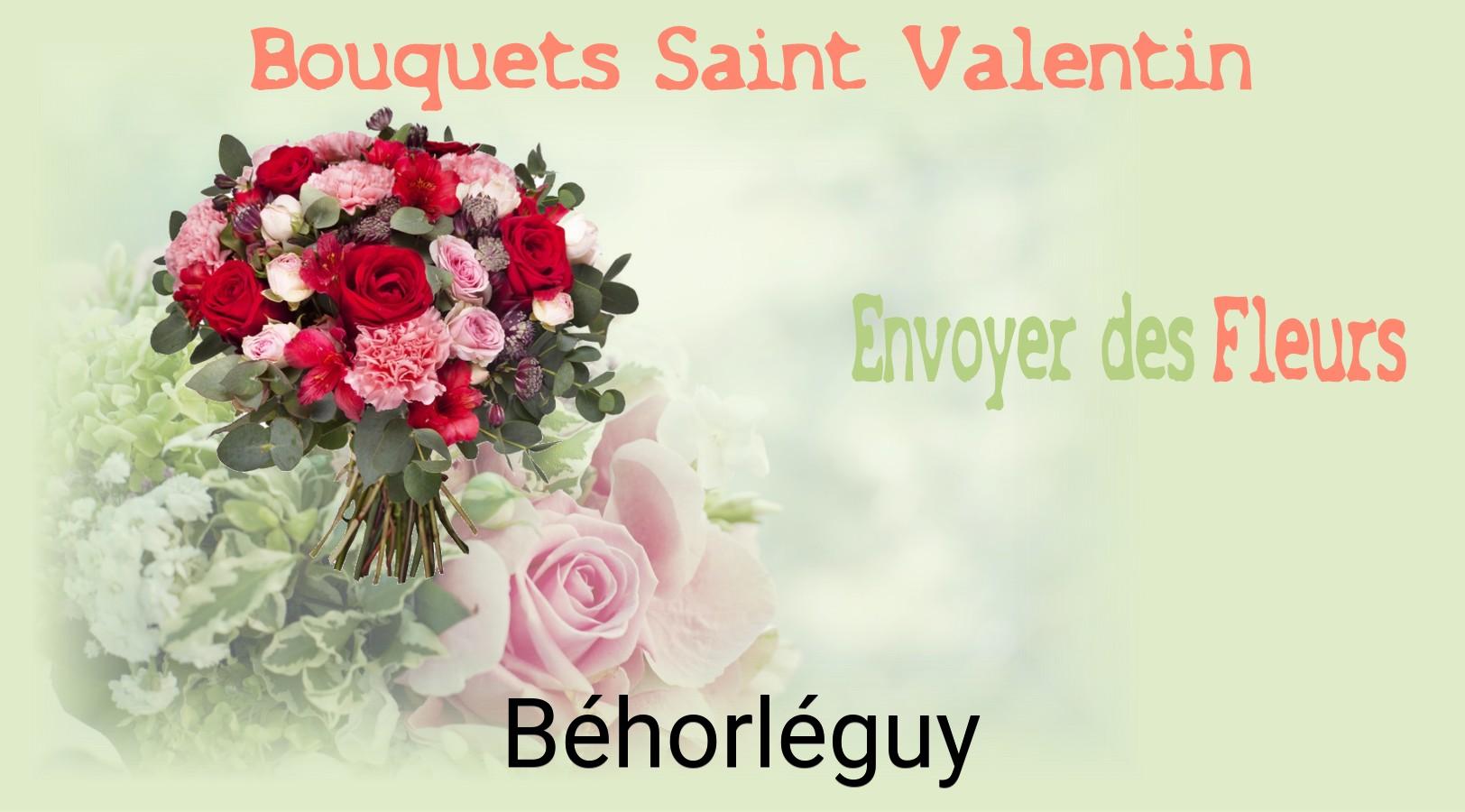 Roses de Saint-Valentin livrées à Béhorléguy
